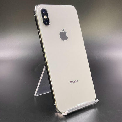 【全額返金保証】【最速発送】Apple iPhone iPhone X 256GB シルバー docomo 白ロム 動作確認済 100%