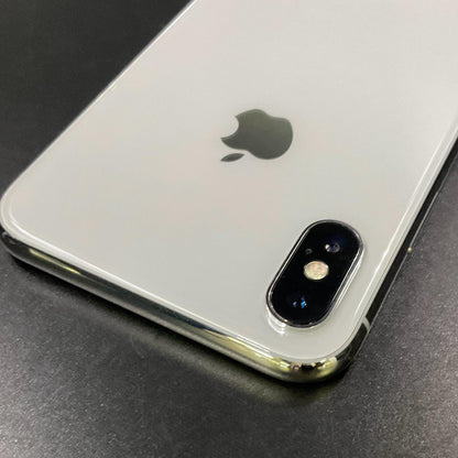 【全額返金保証】【最速発送】Apple iPhone iPhone X 256GB シルバー docomo 白ロム 動作確認済 100%