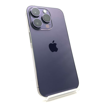 【全額返金保証】【最速発送】Apple iPhone iPhone 14 Pro 256GB ディープパープル docomo 動作確認済 86%