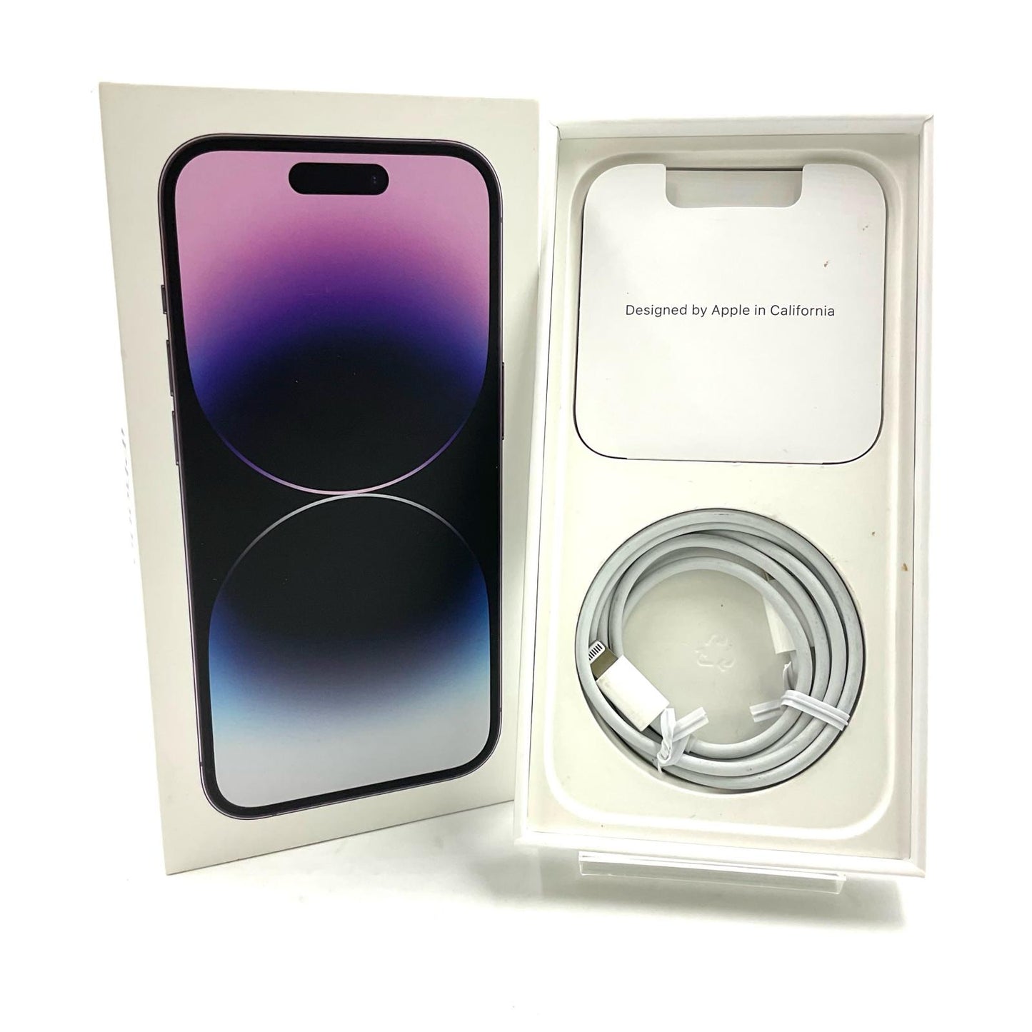 【全額返金保証】【最速発送】Apple iPhone iPhone 14 Pro 256GB ディープパープル docomo 動作確認済 86%