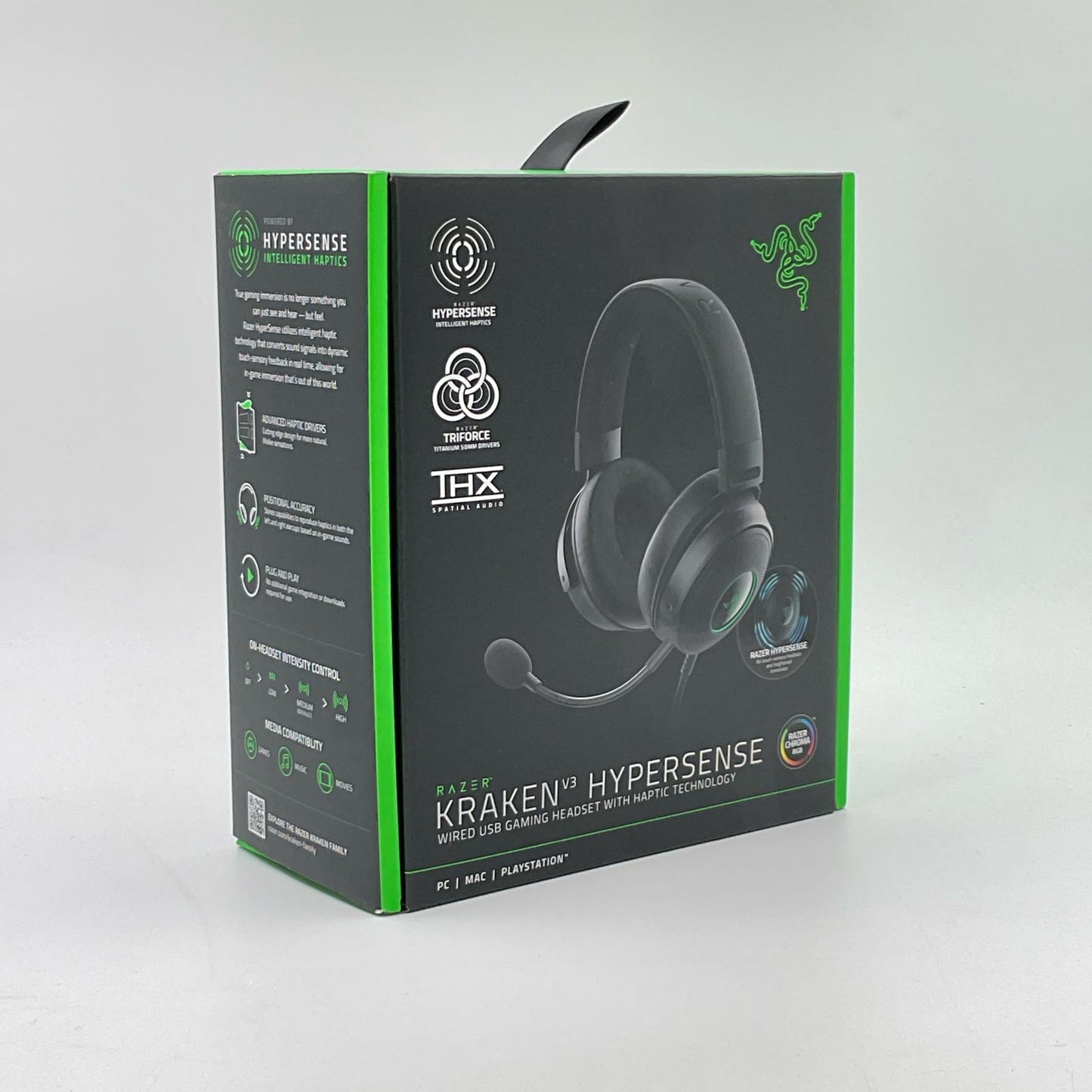 【全額返金保証】【最速発送】Razer Kraken V3 HyperSense RZ04-03770100-R3M1 RZ04-03770100-R3M1 動作確認済