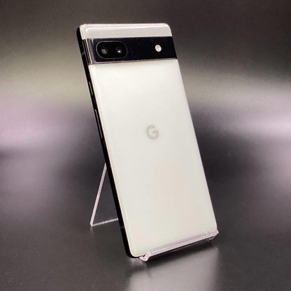 【全額返金保証】【最速発送】Google Pixel 6a 128GB Chalk au GB17L 白ロム 動作確認済