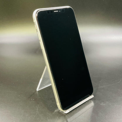 【全額返金保証】【最速発送】Apple iPhone iPhone 11 64GB ホワイト au 白ロム 動作確認済 91.1%