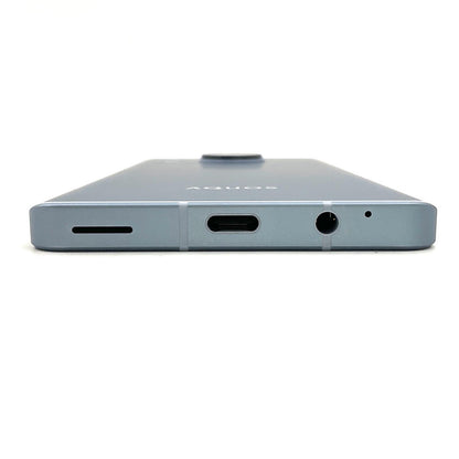 【全額返金保証】【最速発送】SHARP AQUOS sense7 128GB ブルー au SHG10 白ロム 動作確認済