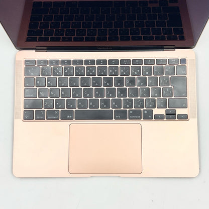 【全額返金保証】【最速発送】Apple MacBook Air 13.3インチ 2020 Apple M1 8GB SSD 256GB ゴールド 85% 動作確認済