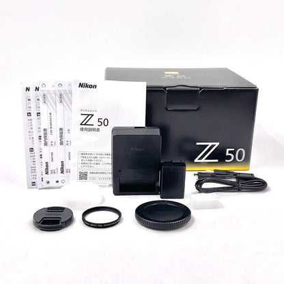 【全額返金保証】【最速発送】Nikon デジタル一眼 Z 50 16-50 VR レンズキット ブラック 美品 動作確認済