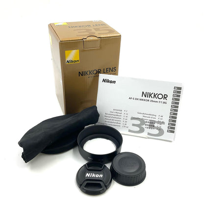 【全額返金保証】【最速発送】Nikon AF-S DX NIKKOR 35mm f/1.8G 超美品 動作確認済