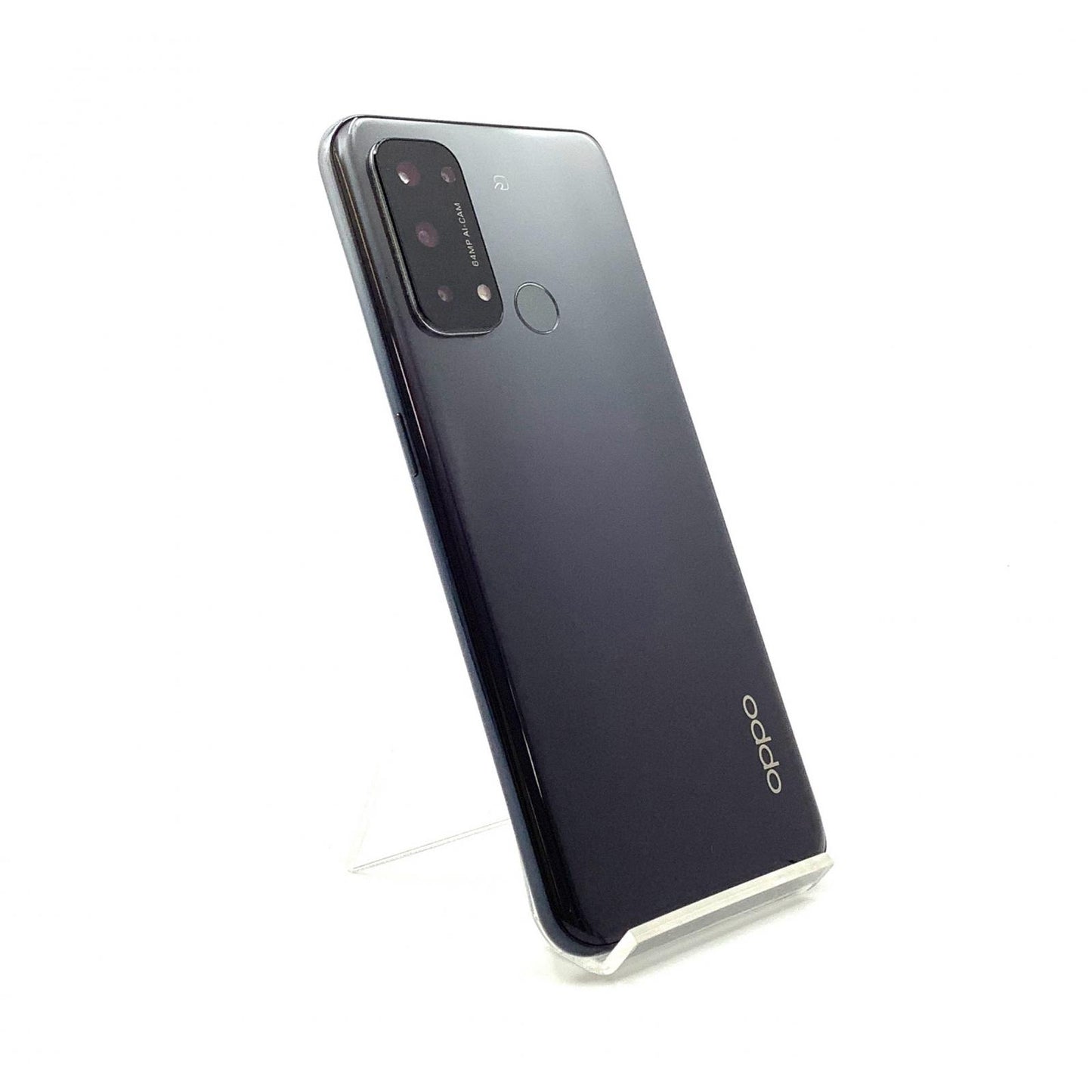 【全額返金保証】【最速発送】OPPO Reno 5 A 128GB シルバーブラック SIMフリー CPH2199 白ロム 動作確認済