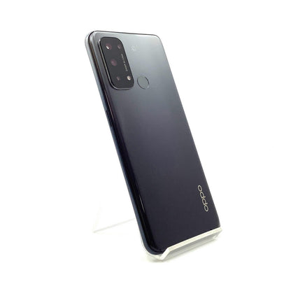 【全額返金保証】【最速発送】OPPO Reno 5 A 128GB シルバーブラック SIMフリー CPH2199 白ロム 動作確認済