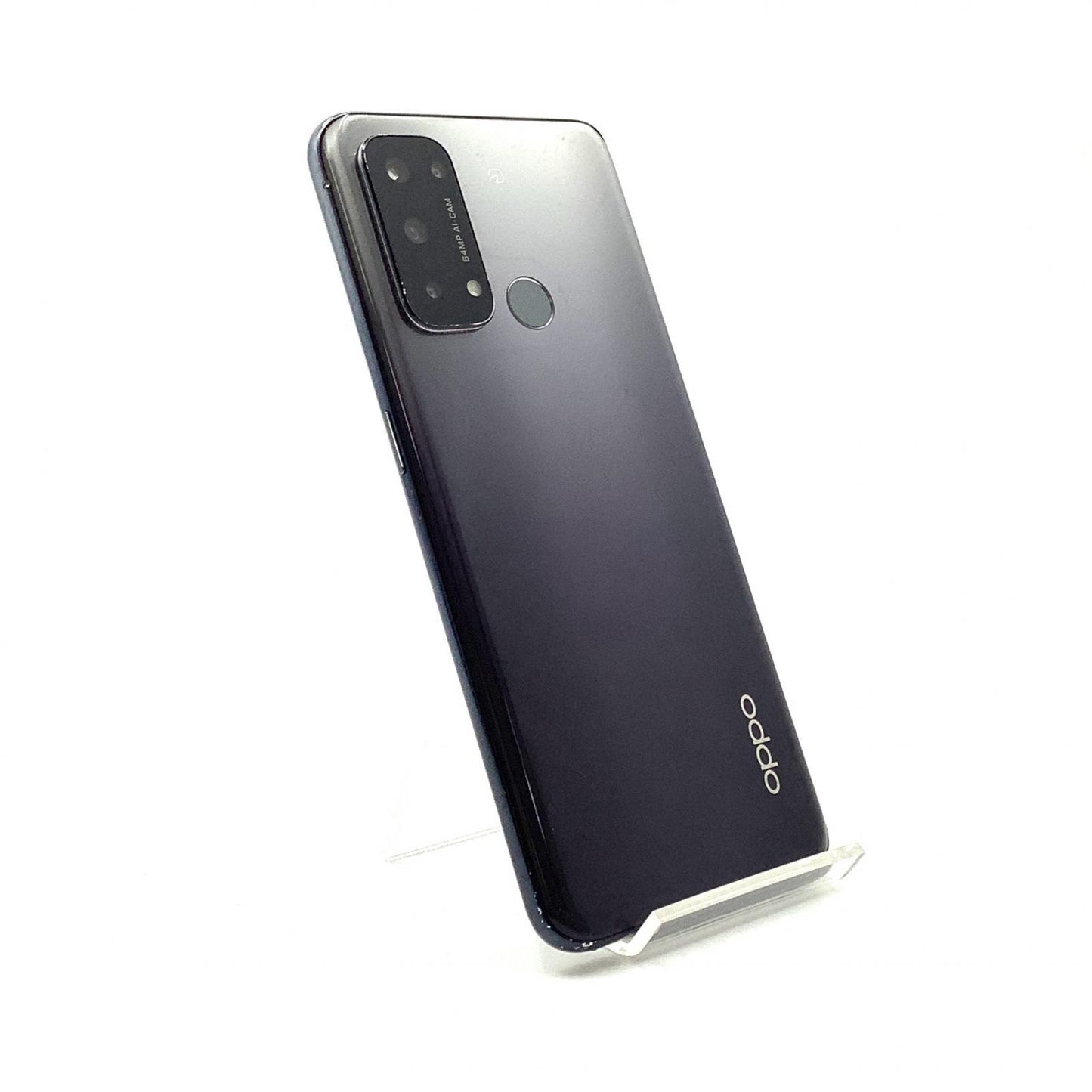 【全額返金保証】【最速発送】OPPO Reno 5 A 128GB シルバーブラック SIMフリー 白ロム 動作確認済