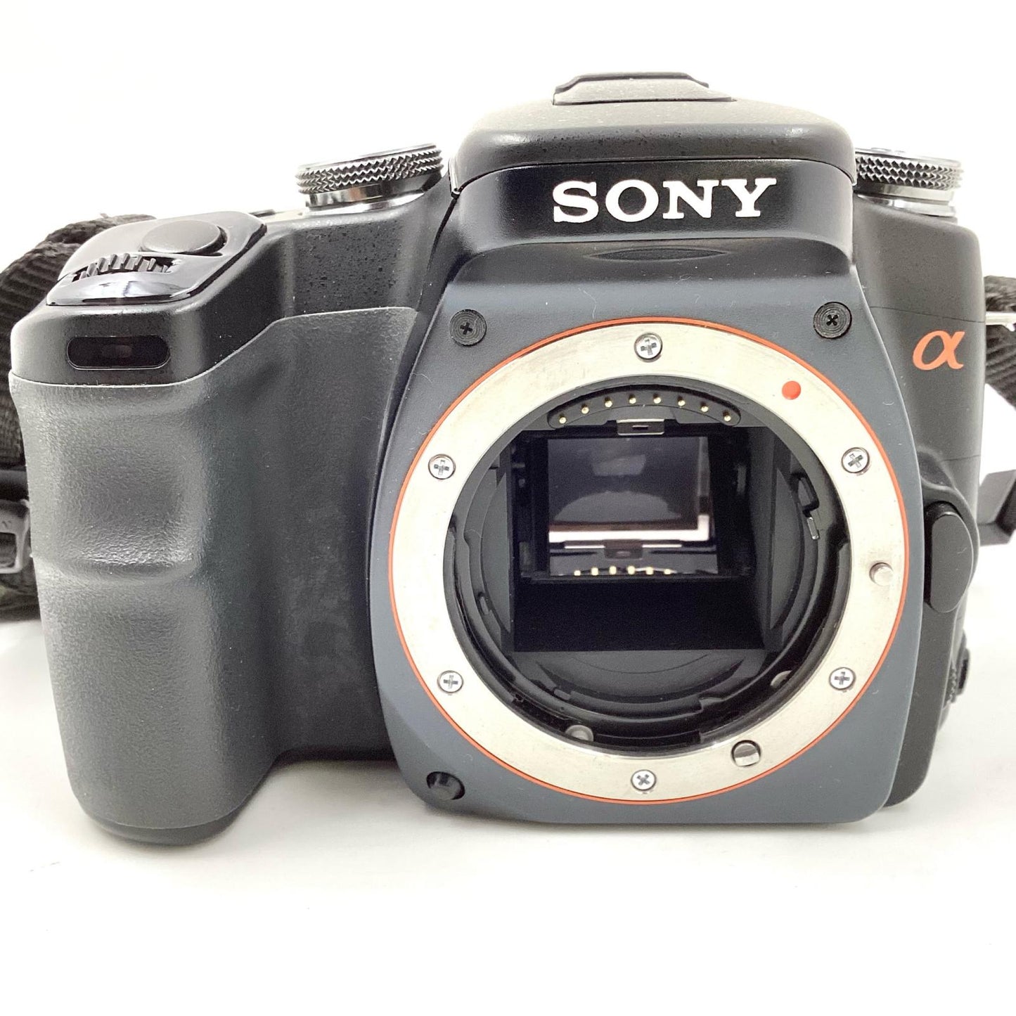 【全額返金保証】【最速発送】Sony デジタル一眼 SONY α100 DSLR-A100 ボディ ブラック 動作確認済