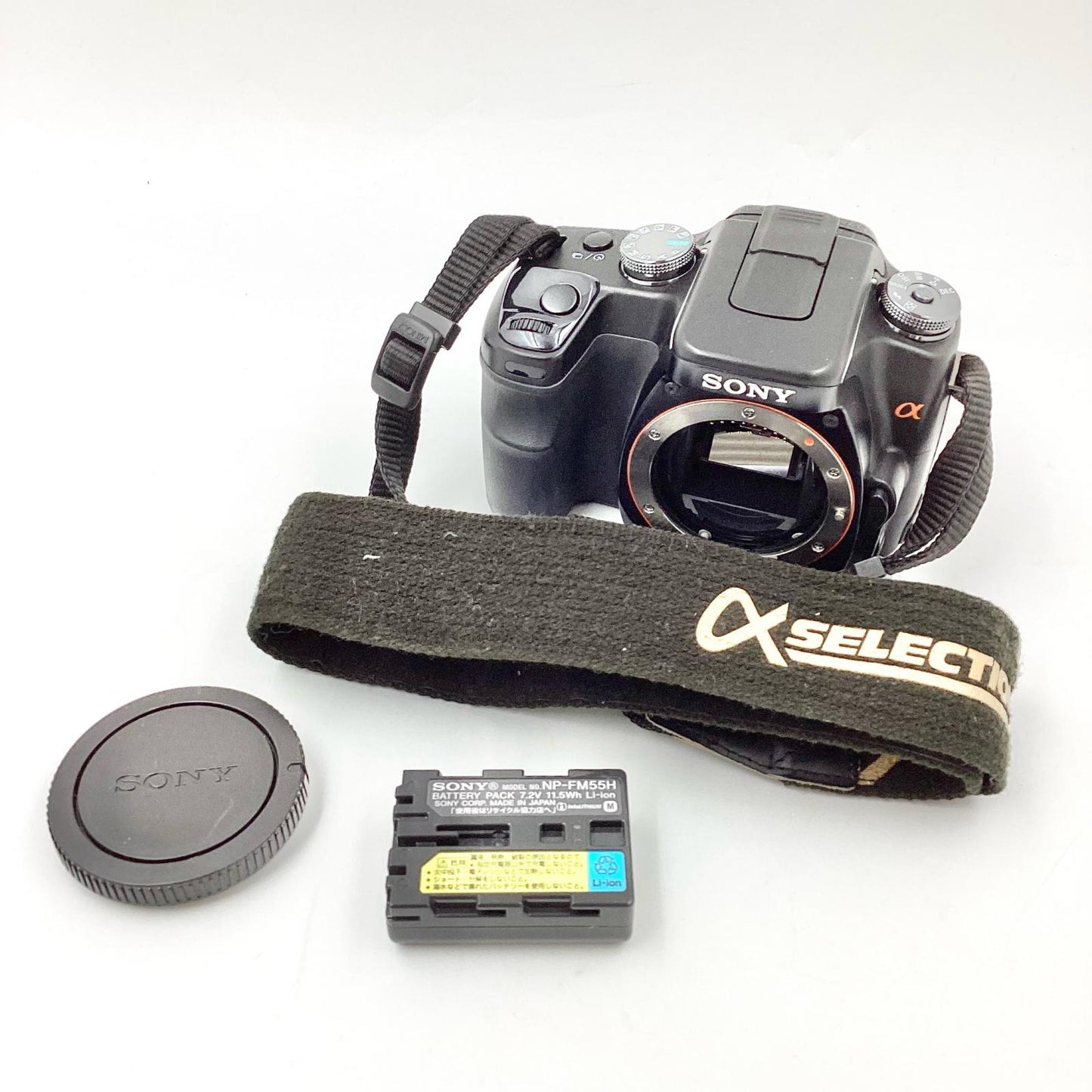 【全額返金保証】【最速発送】Sony デジタル一眼 SONY α100 DSLR-A100 ボディ ブラック 動作確認済