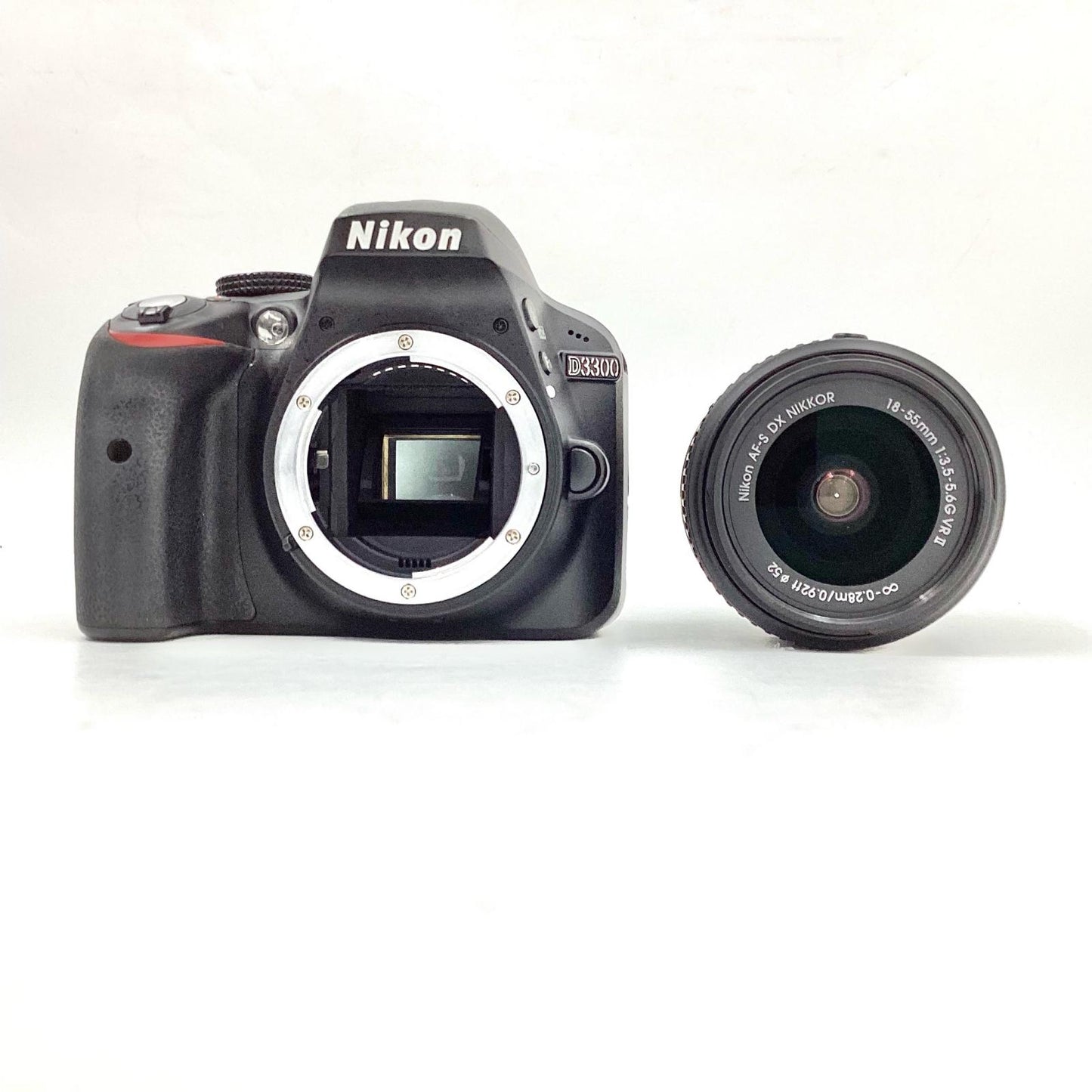 【全額返金保証】【最速発送】Nikon デジタル一眼 D3300 18-55 VRII レンズキット ブラック 動作確認済