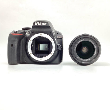 【全額返金保証】【最速発送】Nikon デジタル一眼 D3300 18-55 VRII レンズキット ブラック 動作確認済