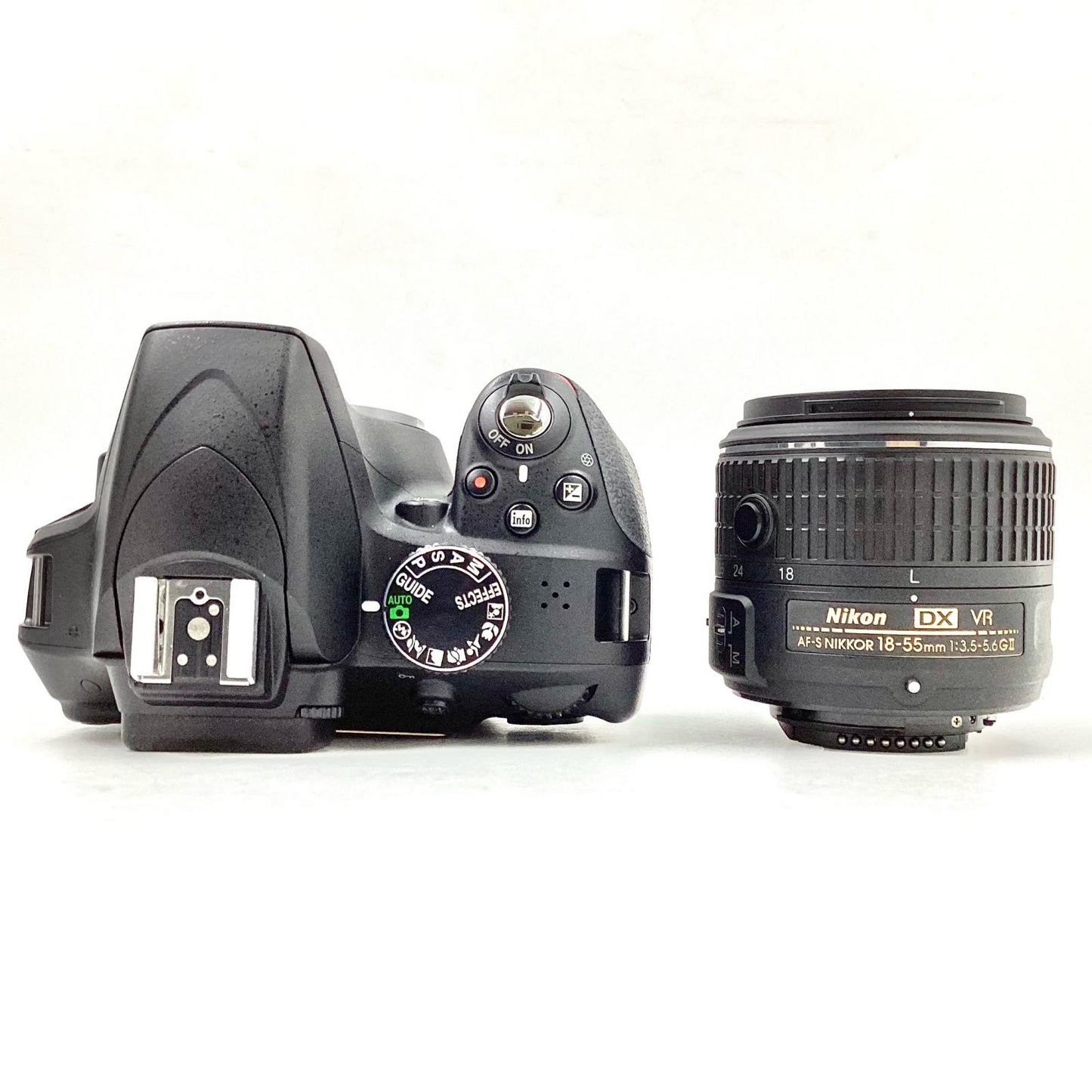 【全額返金保証】【最速発送】Nikon デジタル一眼 D3300 18-55 VRII レンズキット ブラック 動作確認済