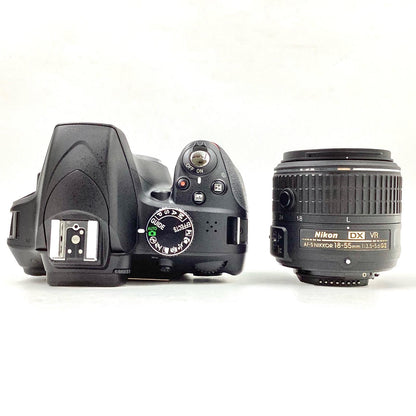 【全額返金保証】【最速発送】Nikon デジタル一眼 D3300 18-55 VRII レンズキット ブラック 動作確認済