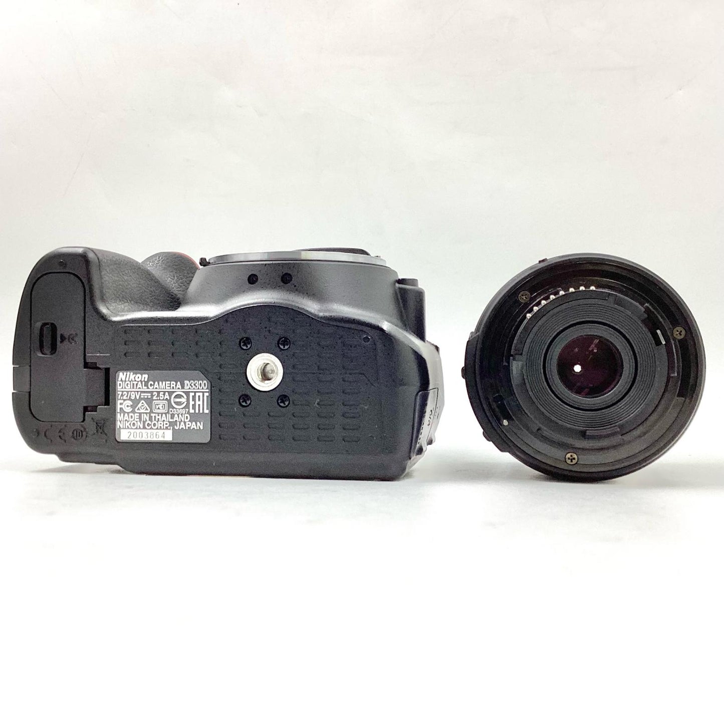 【全額返金保証】【最速発送】Nikon デジタル一眼 D3300 18-55 VRII レンズキット ブラック 動作確認済