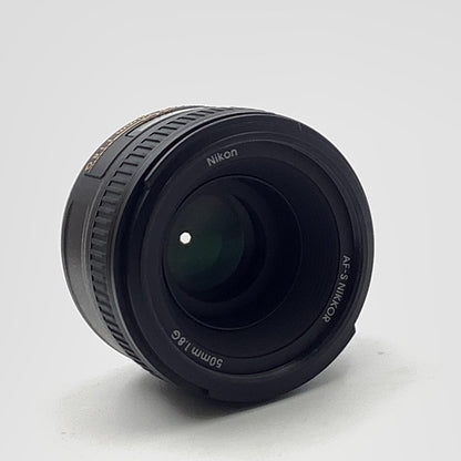 【全額返金保証】【最速発送】Nikon AF-S NIKKOR 50mm f/1.8G 動作確認済