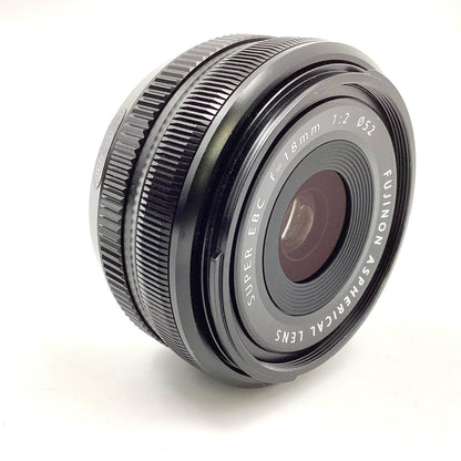 【全額返金保証】【最速発送】FUJIFILM フジノンレンズ XF18mmF2 R 美品 動作確認済