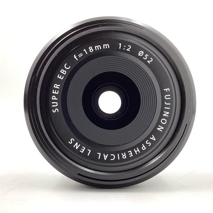 【全額返金保証】【最速発送】FUJIFILM フジノンレンズ XF18mmF2 R 美品 動作確認済