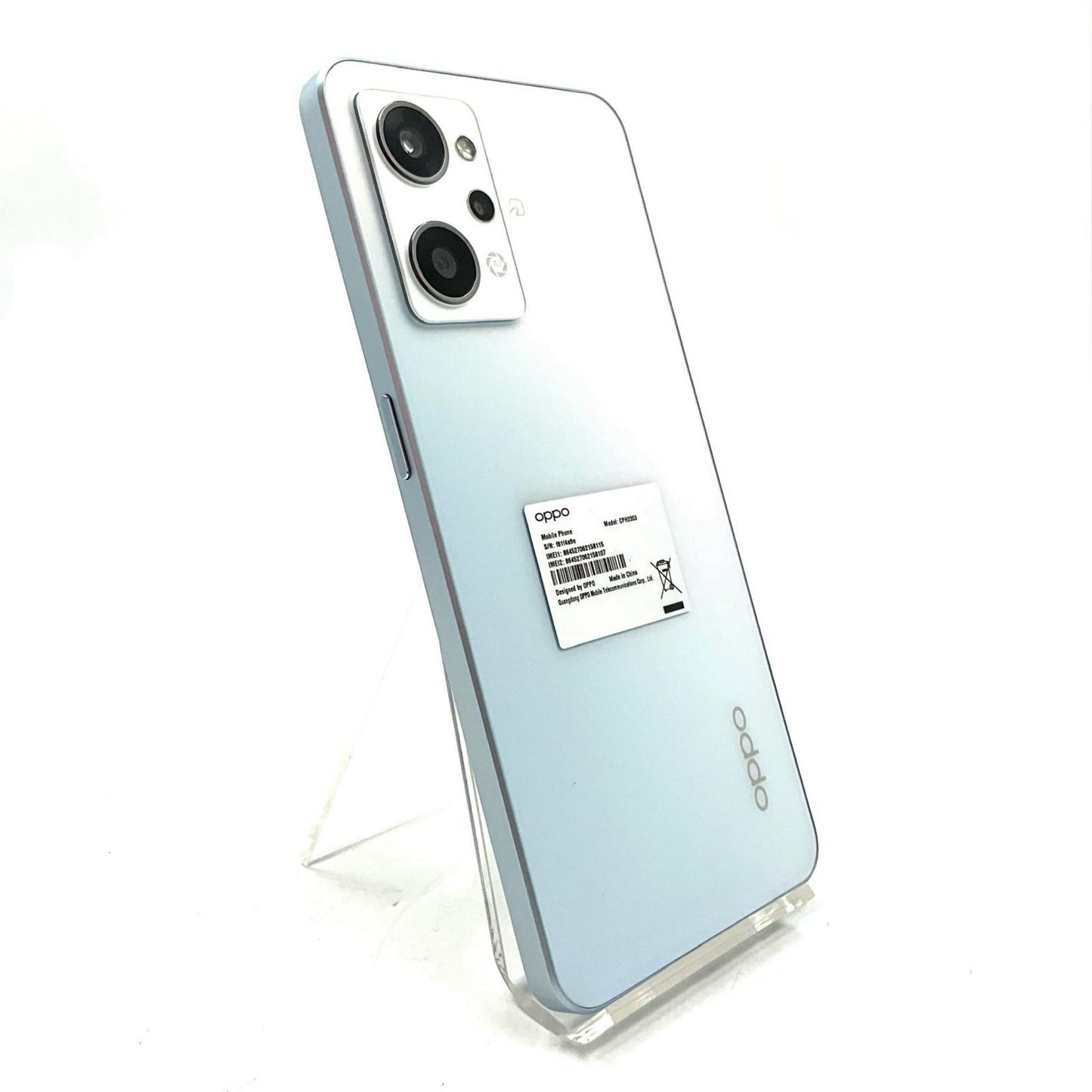 【全額返金保証】【最速発送】OPPO Reno 7 A 128GB ドリームブルー SIMフリー CPH2353 白ロム 動作確認済