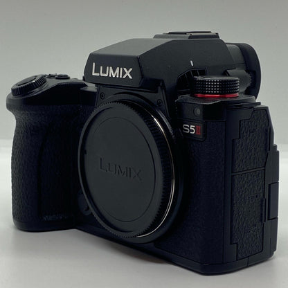 【全額返金保証】【最速発送】Panasonic デジタル一眼 LUMIX DC-S5M2W ダブルレンズキット ブラック 超美品 動作確認済