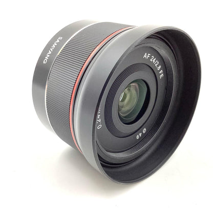 【全額返金保証】【最速発送】SAMYANG AF24mm F2.8 FE 超美品 動作確認済