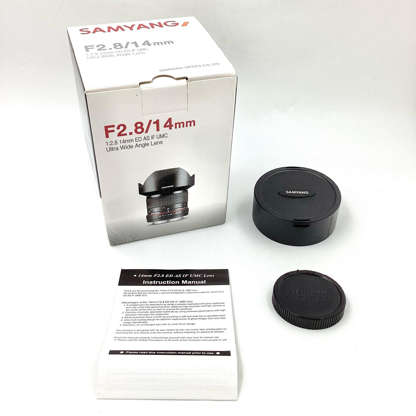 【全額返金保証】【最速発送】SAMYANG 14mm F2.8 ED AS IF UMC  美品 動作確認済
