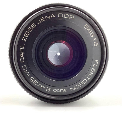 【全額返金保証】【最速発送】Carl Zeiss M42 Carl Zeiss Jena MC Flektogon 35mm f2.4  動作確認済