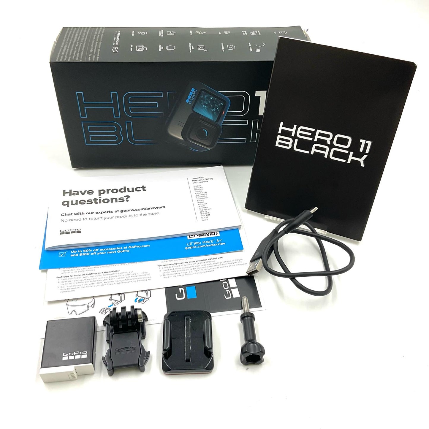 【全額返金保証】【最速発送】GoPro HERO11 BLACK CHDHX-112-FW 美品 動作確認済
