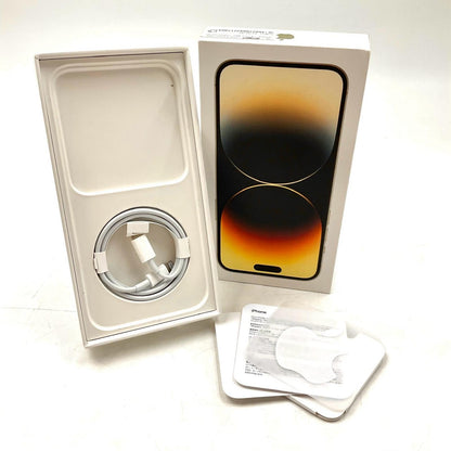 【全額返金保証】【最速発送】Apple iPhone iPhone 14 Pro Max 256GB ゴールド Softbank SIMフリー 白ロム 動作確認済 72%