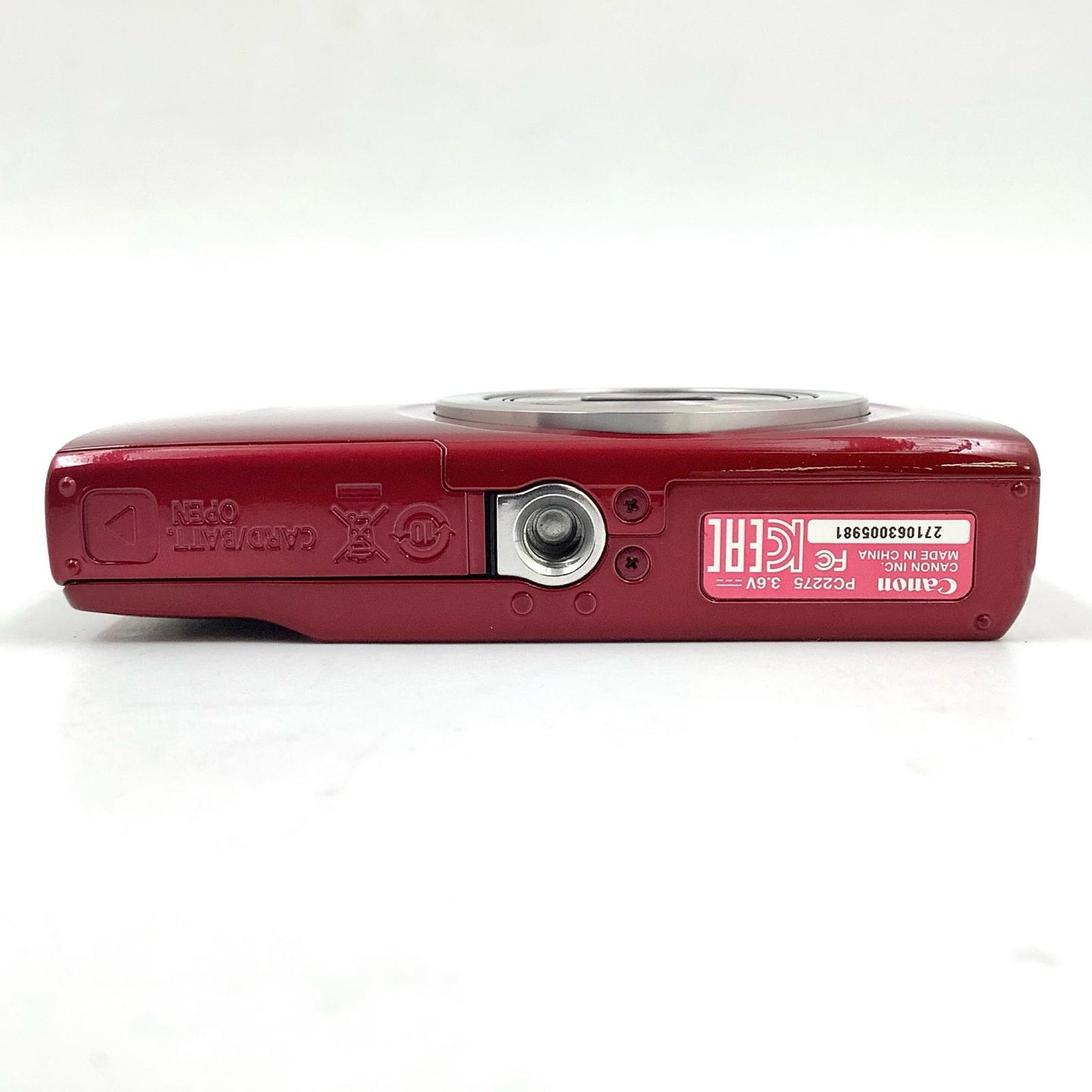 【全額返金保証】【最速発送】Canon コンパクトデジタルカメラ IXY 180 [レッド] 動作確認済