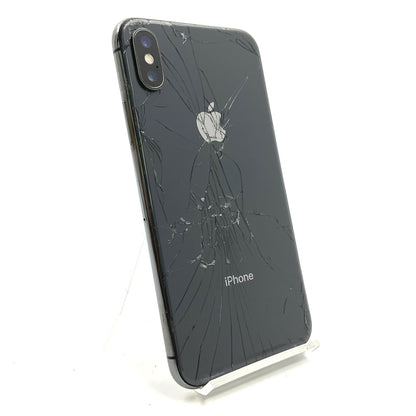 【最速発送】Apple iPhone iPhone X 256GB スペースグレイ Softbank SIMフリー 白ロム【難有】 86%
