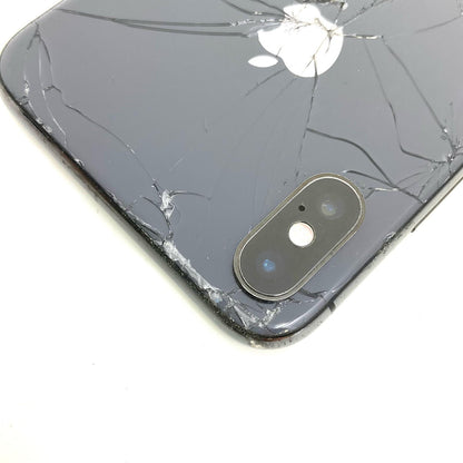 【最速発送】Apple iPhone iPhone X 256GB スペースグレイ Softbank SIMフリー 白ロム【難有】 86%