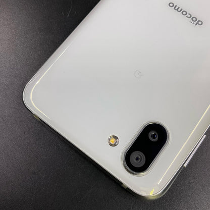【最速発送】SHARP AQUOS R2 64GB プラチナホワイト docomo SH-03K 白ロム【難有】