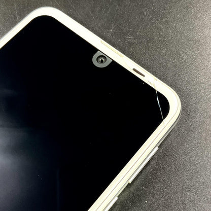 【最速発送】SHARP AQUOS R2 64GB プラチナホワイト docomo SH-03K 白ロム【難有】