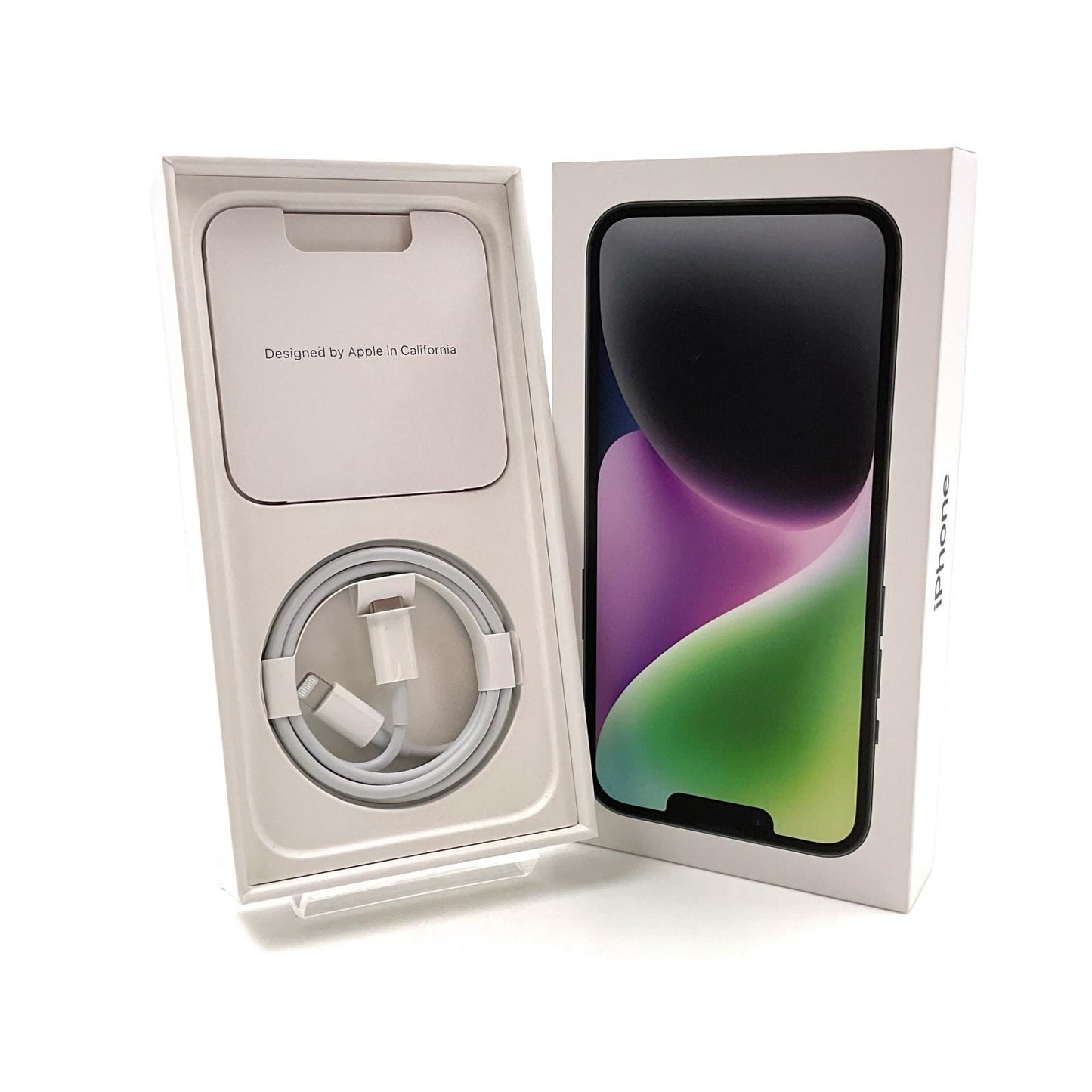 【全額返金保証】【最速発送】Apple iPhone iPhone 14 128GB ミッドナイト au SIMフリー 動作確認済 96%