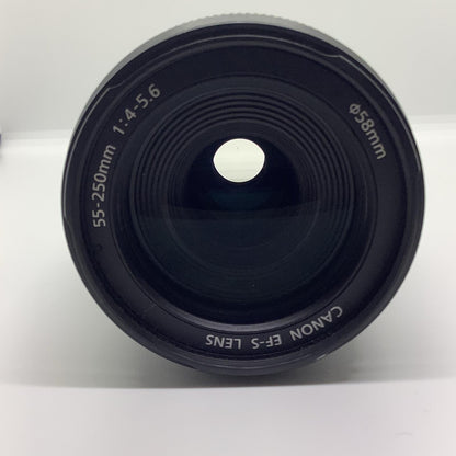 【全額返金保証】【最速発送】Canon EF-S55-250mm F4-5.6 IS 動作確認済