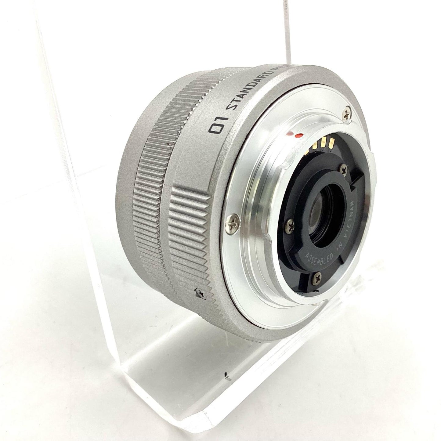 【全額返金保証】【最速発送】PENTAX PENTAX-01 STANDARD PRIME SMC PENTAX 8.5cm f1.9 AL [IF] [シルバー] 動作確認済