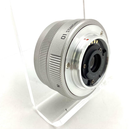 【全額返金保証】【最速発送】PENTAX PENTAX-01 STANDARD PRIME SMC PENTAX 8.5cm f1.9 AL [IF] [シルバー] 動作確認済