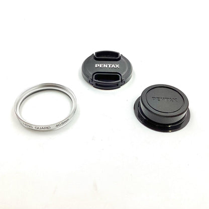 【全額返金保証】【最速発送】PENTAX PENTAX-01 STANDARD PRIME SMC PENTAX 8.5cm f1.9 AL [IF] [シルバー] 動作確認済