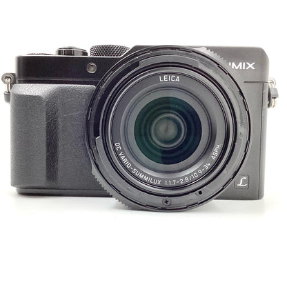 【全額返金保証】【最速発送】Panasonic コンパクトデジタルカメラ LUMIX DMC-LX100-K [ブラック] 超美品 動作確認済