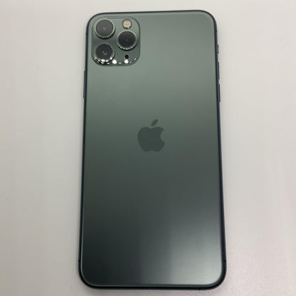 【全額返金保証】【最速発送】Apple iPhone iPhone 11 Pro Max 256GB ミッドナイトグリーン docomo 白ロム 動作確認済 80%