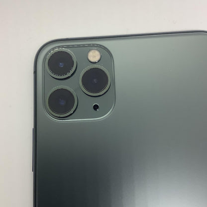 【全額返金保証】【最速発送】Apple iPhone iPhone 11 Pro Max 256GB ミッドナイトグリーン docomo 白ロム 動作確認済 80%