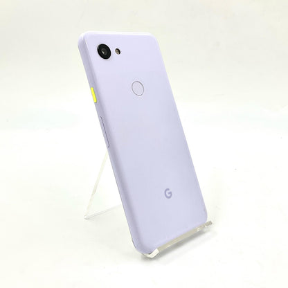 【全額返金保証】【最速発送】Google Pixel 3a 64GB パープルイッシュ Softbank G020H 白ロム 動作確認済