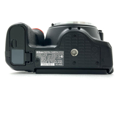 【全額返金保証】【最速発送】Nikon デジタル一眼 D5500 ダブルズームキット ブラック 美品 動作確認済