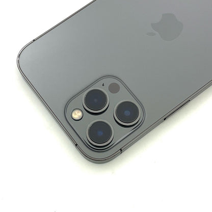 【全額返金保証】【最速発送】Apple iPhone iPhone 12 Pro Max 256GB グラファイト au 白ロム 動作確認済 81%