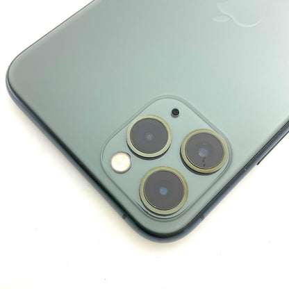 【最速発送】Apple iPhone iPhone Pro 11 Pro 256GB ミッドナイトグリーン au 白ロム【難有】 69%