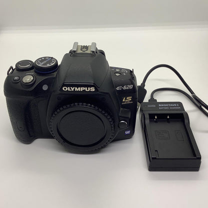 【全額返金保証】【最速発送】OLYMPUS デジタル一眼 E-620 ボディ ブラック 美品 動作確認済