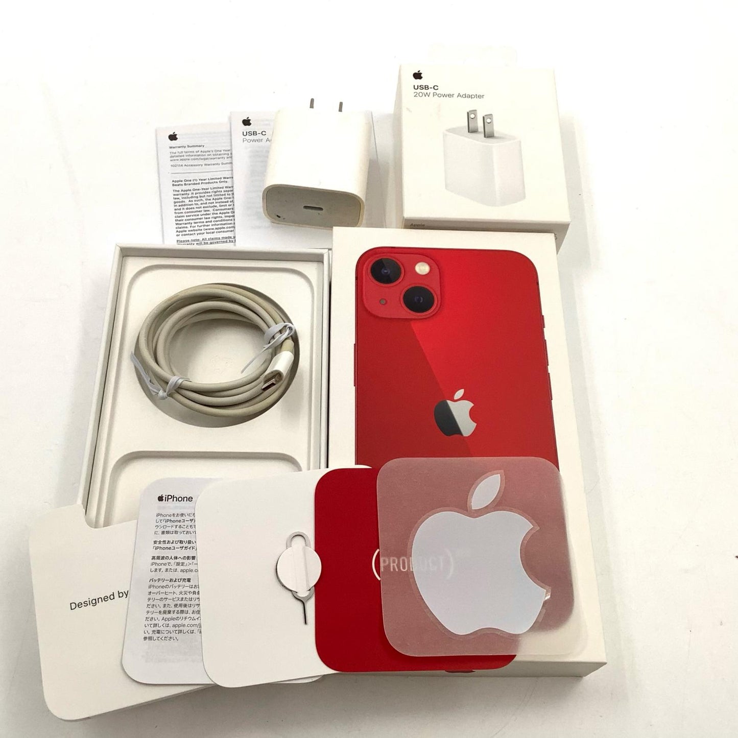 【全額返金保証】【最速発送】Apple iPhone iPhone 13 256GB (PRODUCT)RED docomo 白ロム 動作確認済 84%